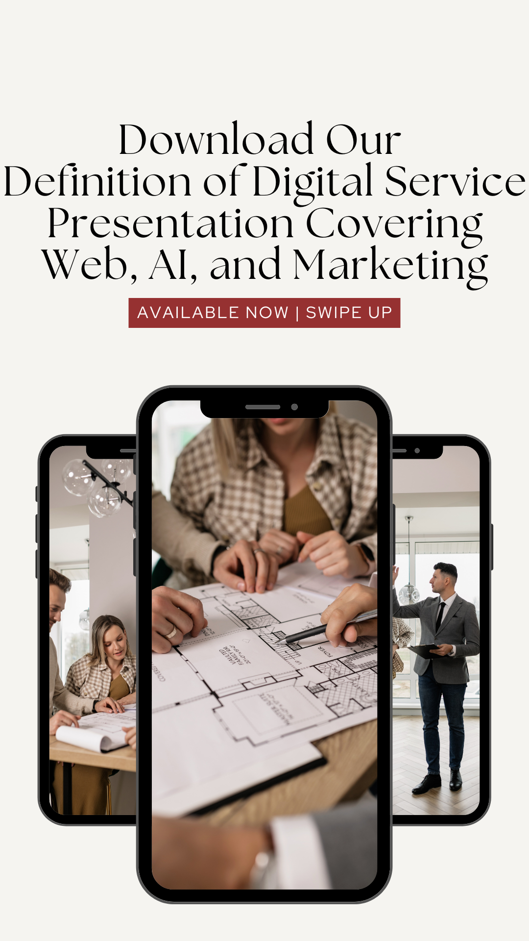Definition of Digital Service Presentation Covering Web, AI, and Marketing